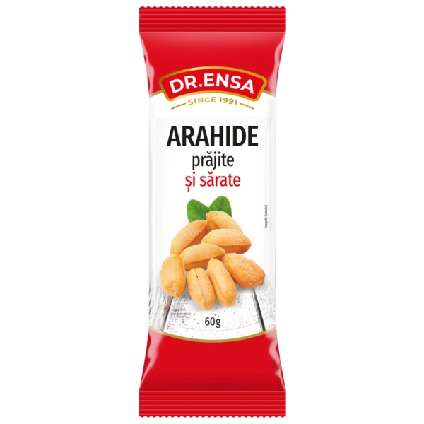 Arahide prăjite și sărate 60g Dr. Ensa