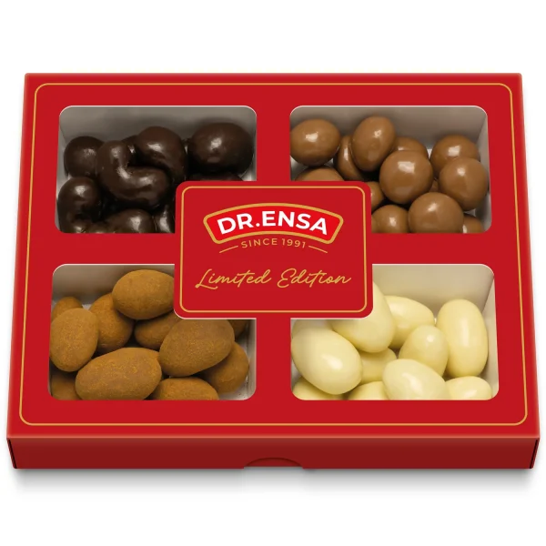 Mix nuci & alune în ciocolată Dr. Ensa 240g