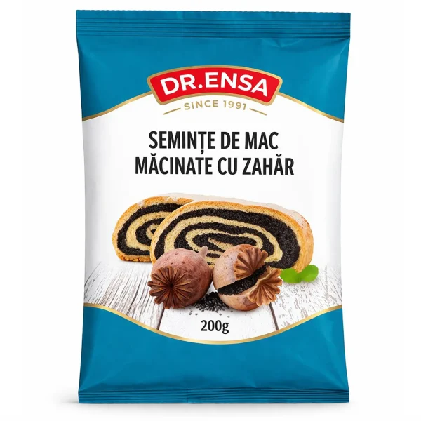 Semințe de Mac măcinate cu zahăr - Dr. Ensa