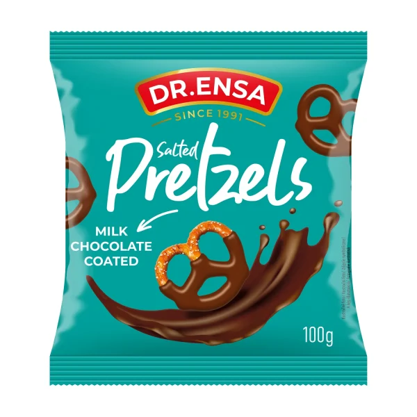Covrigei sărați în ciocolată cu lapte (100 g) - Dr ENSA
