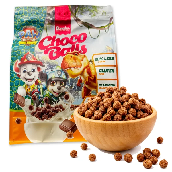 Cereale Bonabo Choco Balls Patrula Cățelușilor - 450g
